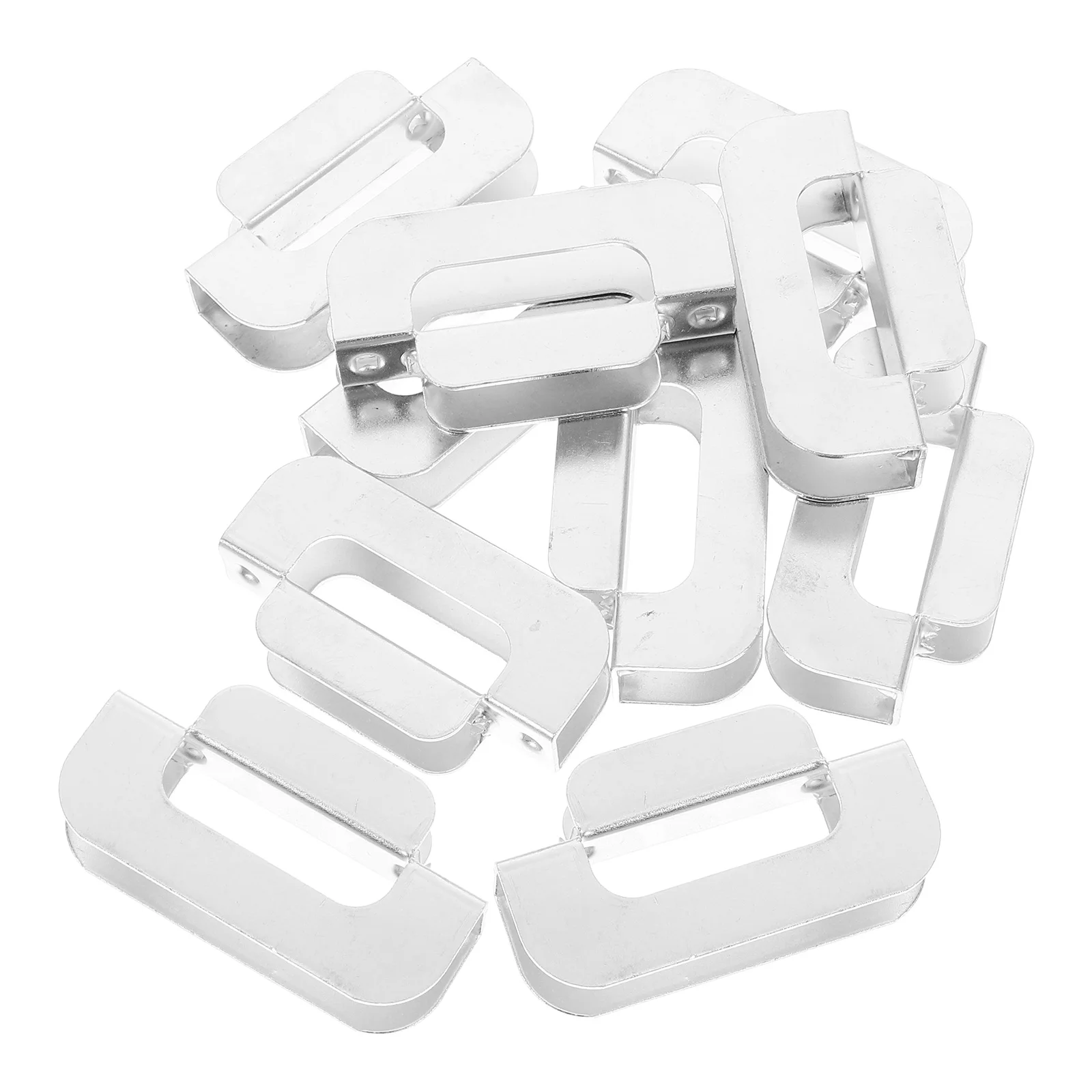 

10 Pcs H-type Snap Slot I-shaped Cover Hardware Accessories Angle Bracket Cb Mic Holder Buckle Corner Brace Iron