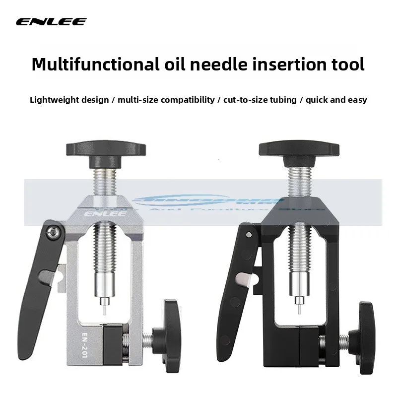 

ENLEE Bicycle Integrated Oil Needle Placement Tool, Olive Head YouTube Placer YouTube Cutting Tool