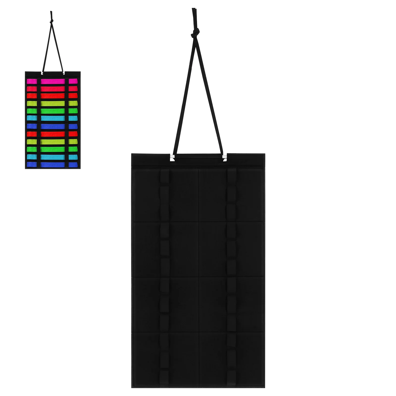 

Belt Display Stand Rack Taekwondo Karate Martial for Belts Black Embroidered