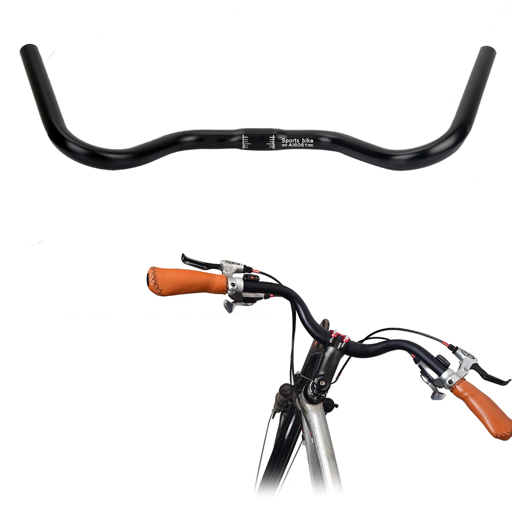 Bike Handlebar Cycle Handlebar Vintage Classic Handles Aluminum Alloy Bike Handlebar For Mountain Road Cycle Cycling Handlebar