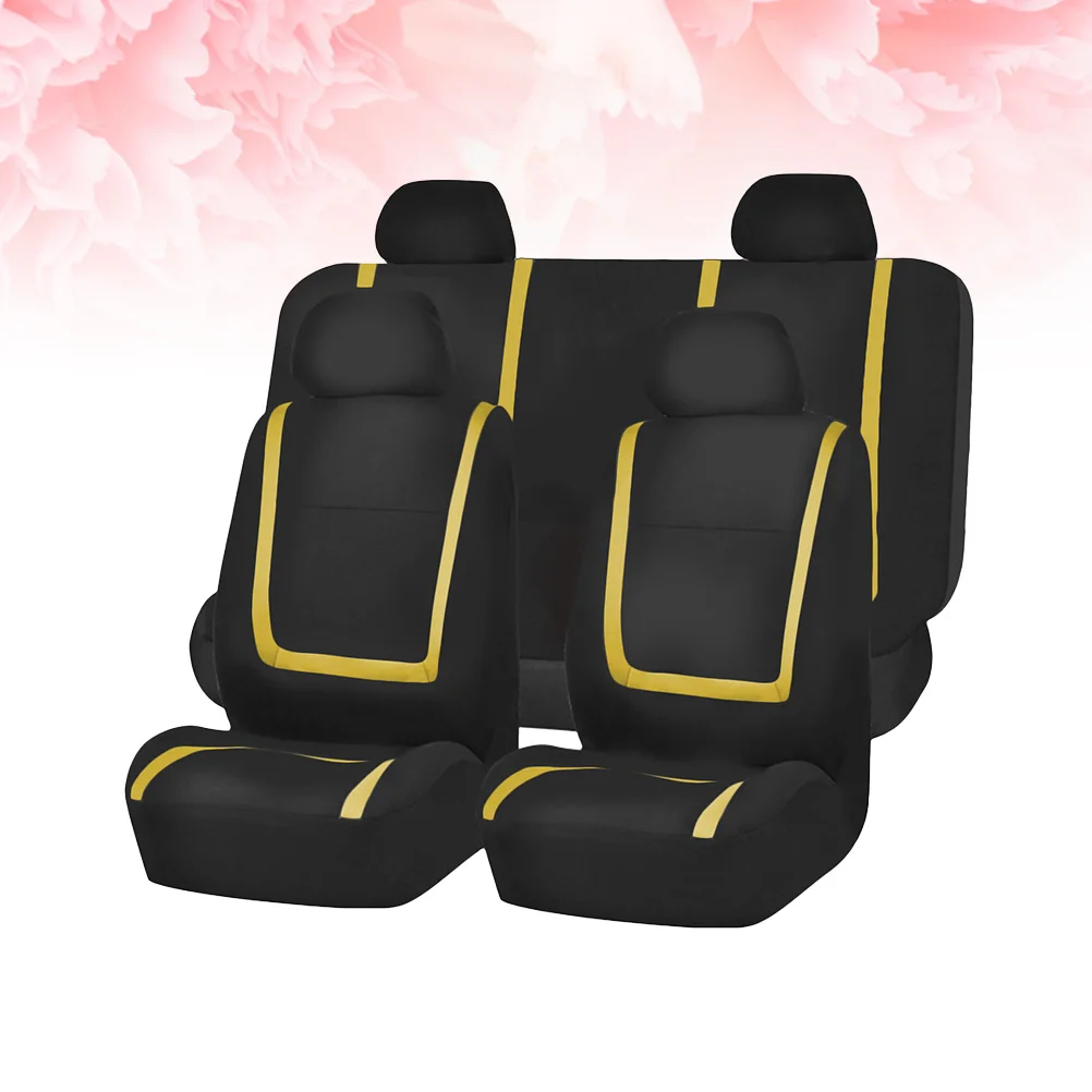 

9 pcs Car Seat Cover Universal Fit Thickened Durable Protector For Suv Trucks Auto Interior Accessory Comfortable Design