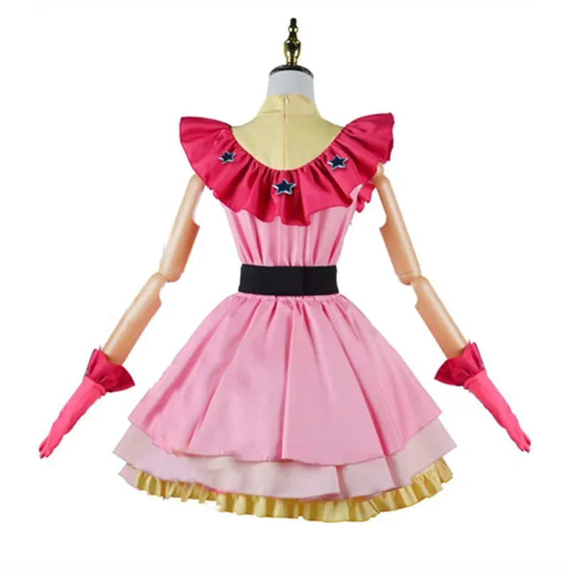 Who Hoshino anime Oshi no cosplay dress girl Hoshino AI stage skirt for cute girl suit pink Lolita dresses