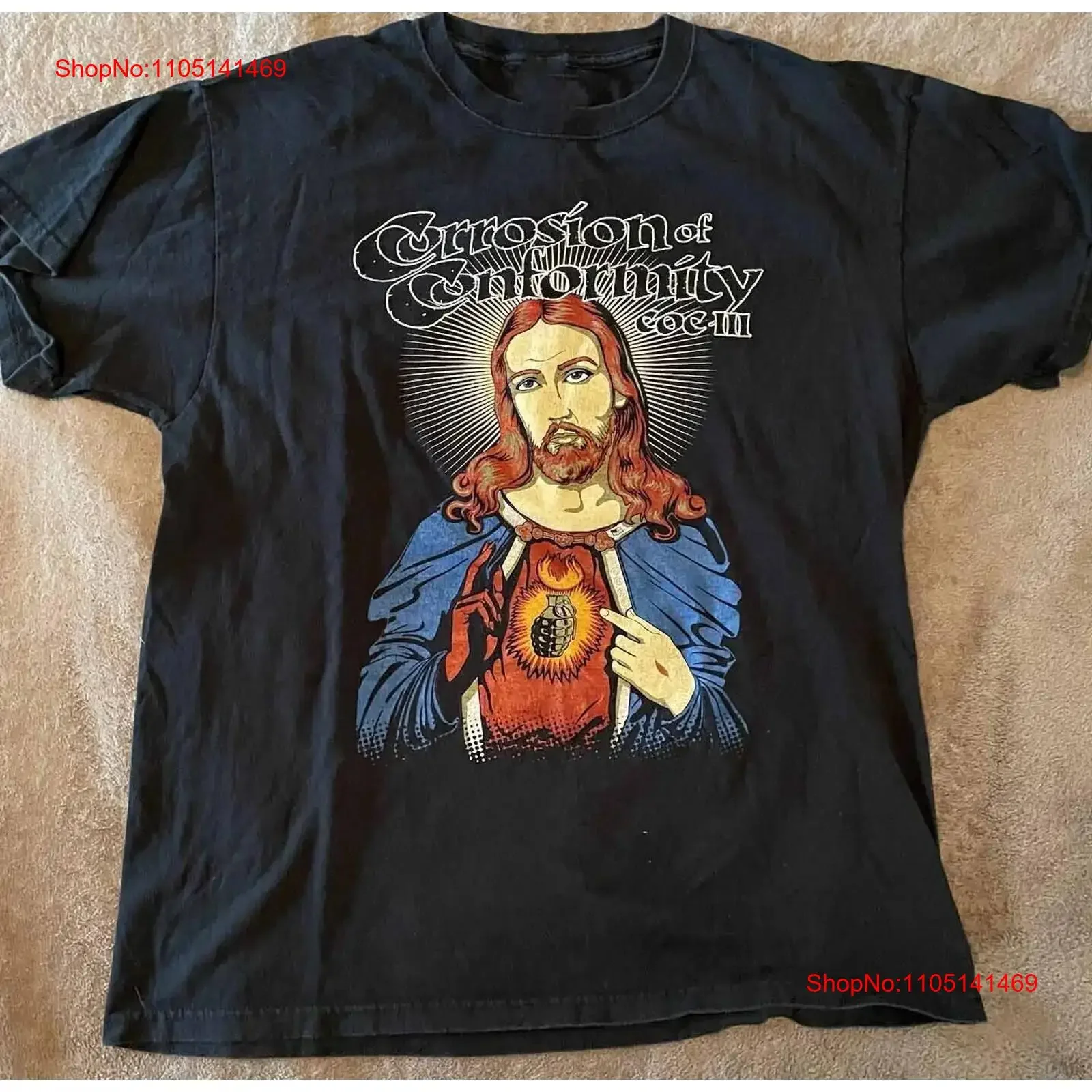 

Футболка Summer Tour Corrosion Of Conformity 2011, черная, S 5XL, JU529, винтажная стираная дышащая дизайнерская одежда