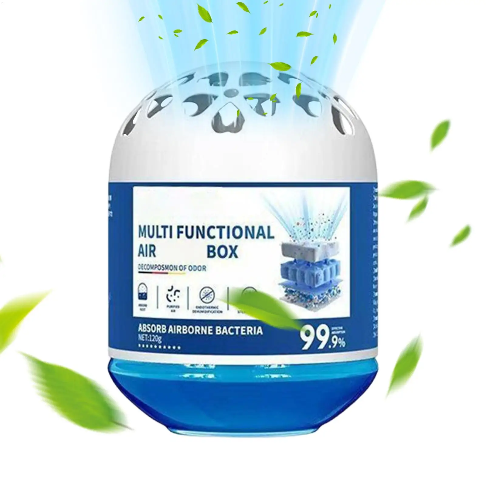Air Purifiers for Bedroom 120g Plant-Based Cleaner Box Automatic Dust Remover No Electricity Required for Home Dorm Apartment