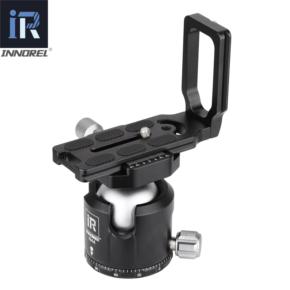 INNOREL LP-110A Placa de liberación rápida profesional tipo L mango de soporte Vertical de carga rápida especialmente para el estándar Arca-Swiss