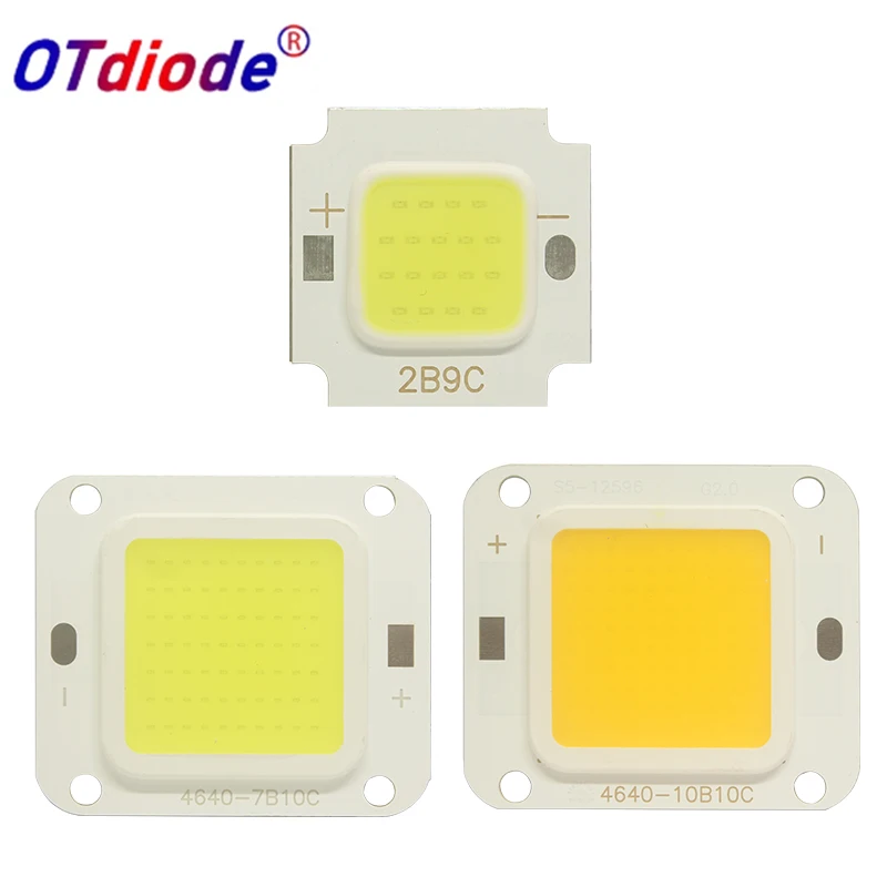 LED COB Chip 70W  50W 30W20W 10W 36V Backlight Diode Lamps Cold White Warm White LED Matrix For DIY Flood Light Bulbs Spotlights