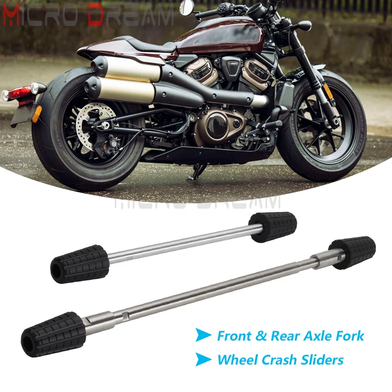 Motorcycle Slider Front Rear Axle Slider Fork Protector For Harley Sportster S 2021-2026 Crash Pad New Motorcycle Accessories