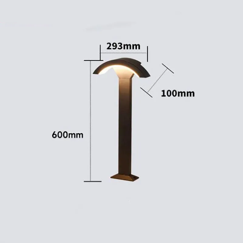 

Outdoor Waterproof LED Lawn Lamp 18W 85~265V Aluminum Brilliant Street Light Landscape Lamp For Garden Courtyard Villa Light