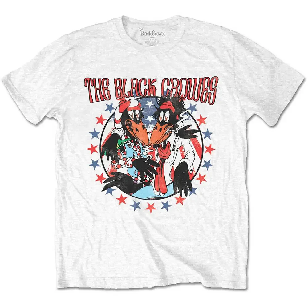 Men's Black Crowes Americana T-shirt Small White