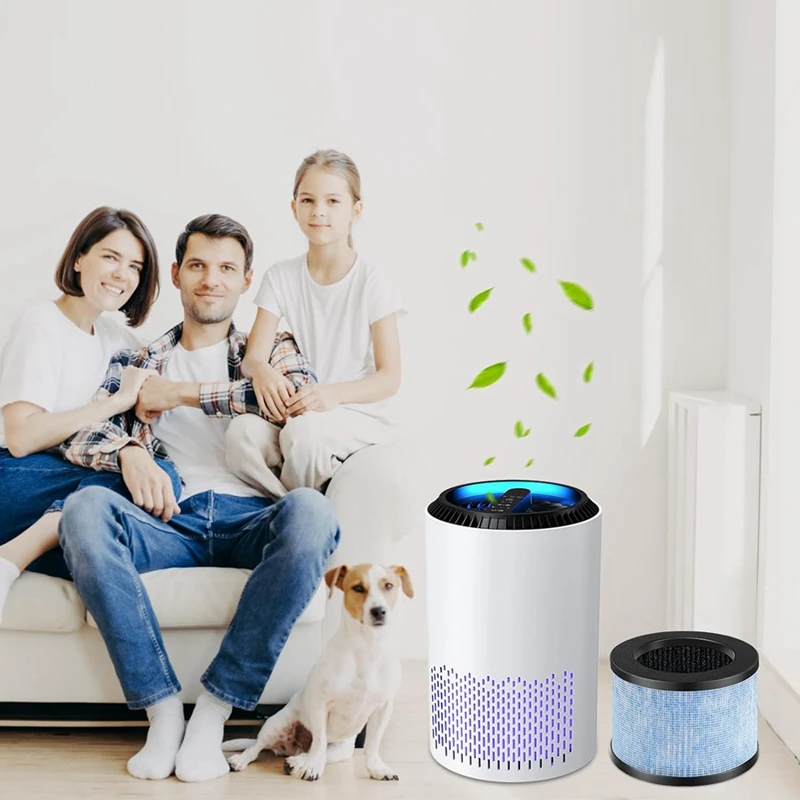 B58B-4Pcs فلتر بديل منقي الهواء متوافق مع AROEVE MK01 MK06 DH-JH01 لقطع غيار منقي الهواء