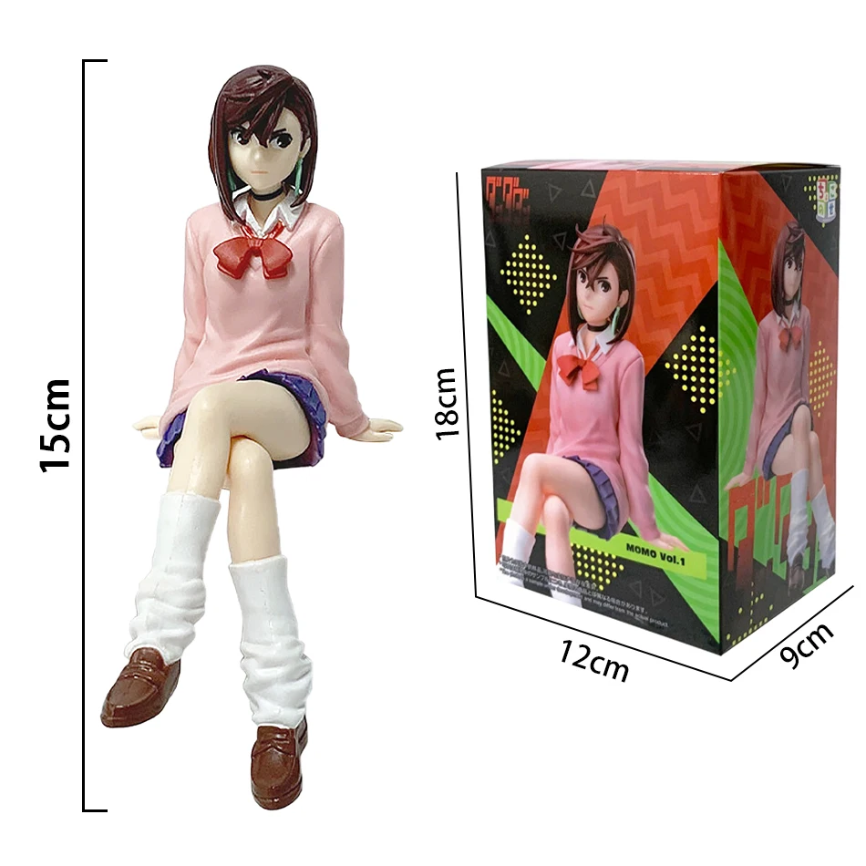 15 سنتيمتر أنيمي Dandadan Ayase مومو أرقام دمية بولي كلوريد الفينيل نموذج عمل أرقام جامع اللعب سطح المكتب حلية الأطفال هدية عيد ميلاد