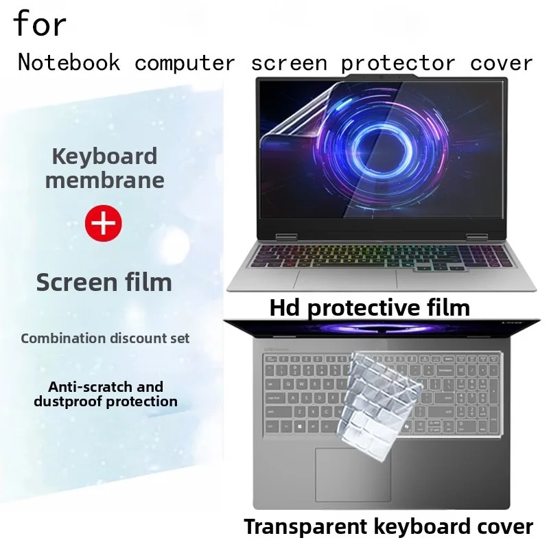 

For Lenovo Legion Pro 7 16AFR10H computer screen protector keyboard cover anti glare and anti blue light transparent film