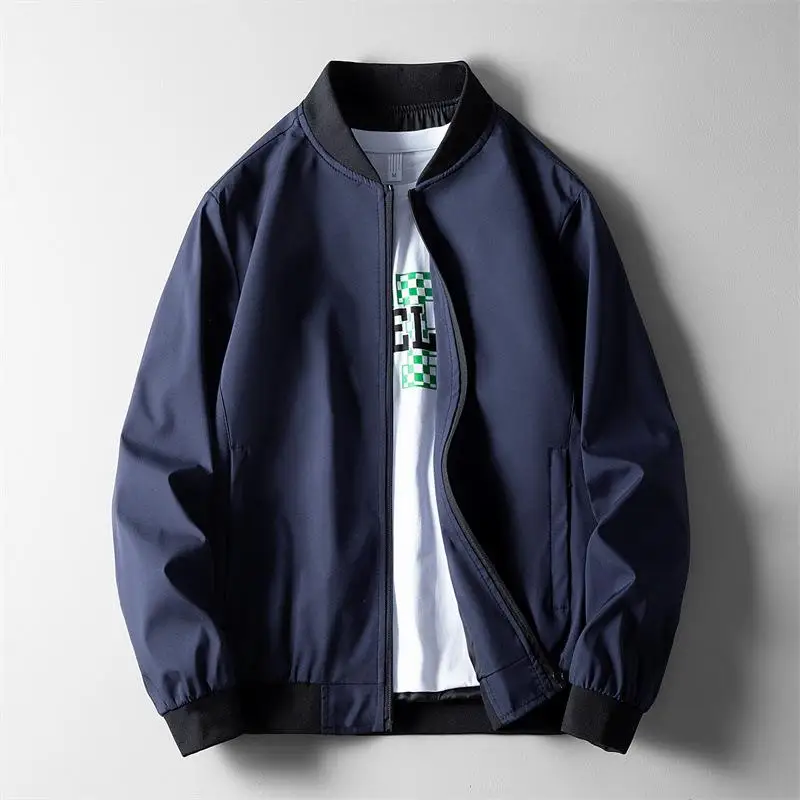 Men's jacket Spring Autumn Baseball Customized Personalized design Name Printed Logo Outdoor Sports Casual Coat Top