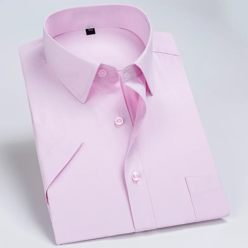 Men's Short-sleeved Business Professional Formal Wear Student Shirt Spot