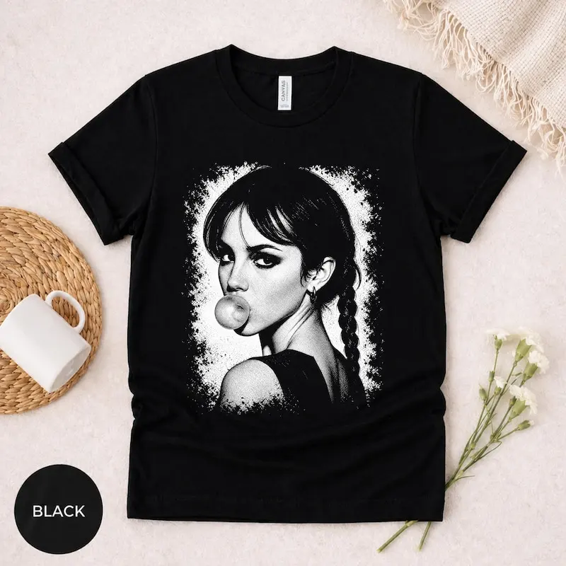Britney S Bubblegum Shirt Retro Y2K Pop Music Tee Vintage 2000s Celebrity Graphic T Shirt Gift