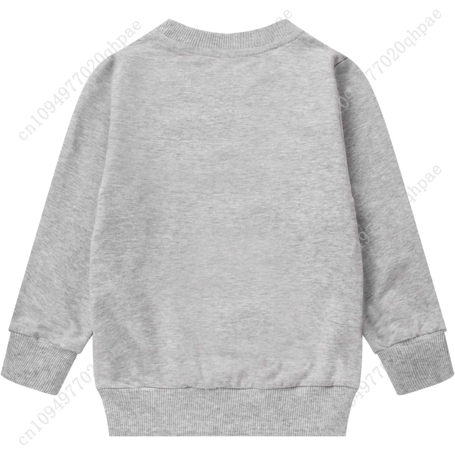 Akyzic Sudaderas para niños de algodón de manga larga con cuello redondo, jersey para niños pequeños, camisa cálida de invierno, suéter, Tops 3t-8t