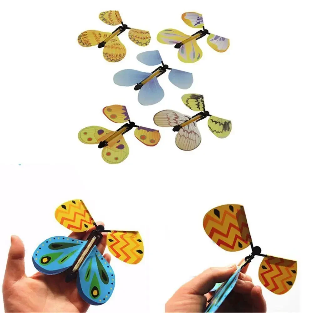 100pcs Magic Butterfly Flying Butterfly From Empty Hands Freedom Butterfly Magic Tricks Mentalism Magie Kids Children Magician