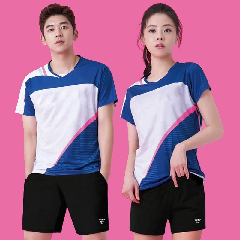 Sleeveless undershirt tennis clothing suit men and women short-sleeved quick-dry badminton uniform competition clothing