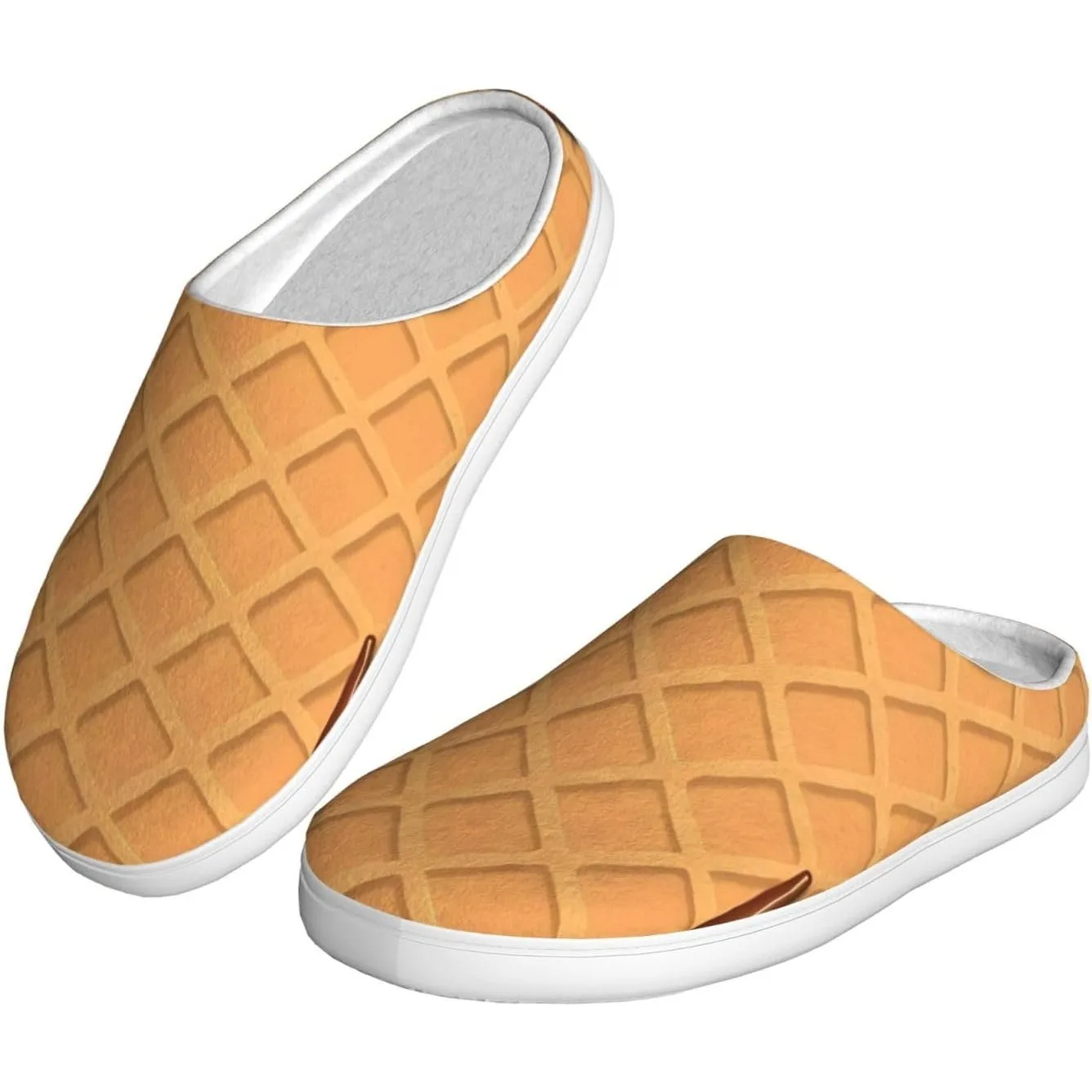 

Chocolates Ice Cream Women’s Cozy Slippers Soft Cotton Indoor & Outdoor House Slippers With Anti-Slip Sole