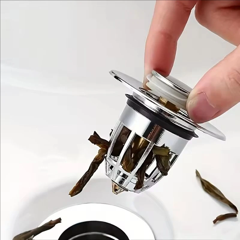 Bathroom Sink Plug Stopper Wash Basin Core Bounce Up Drain Filter Shower Sink Filter Plug Kitchen Bathtub Stopper