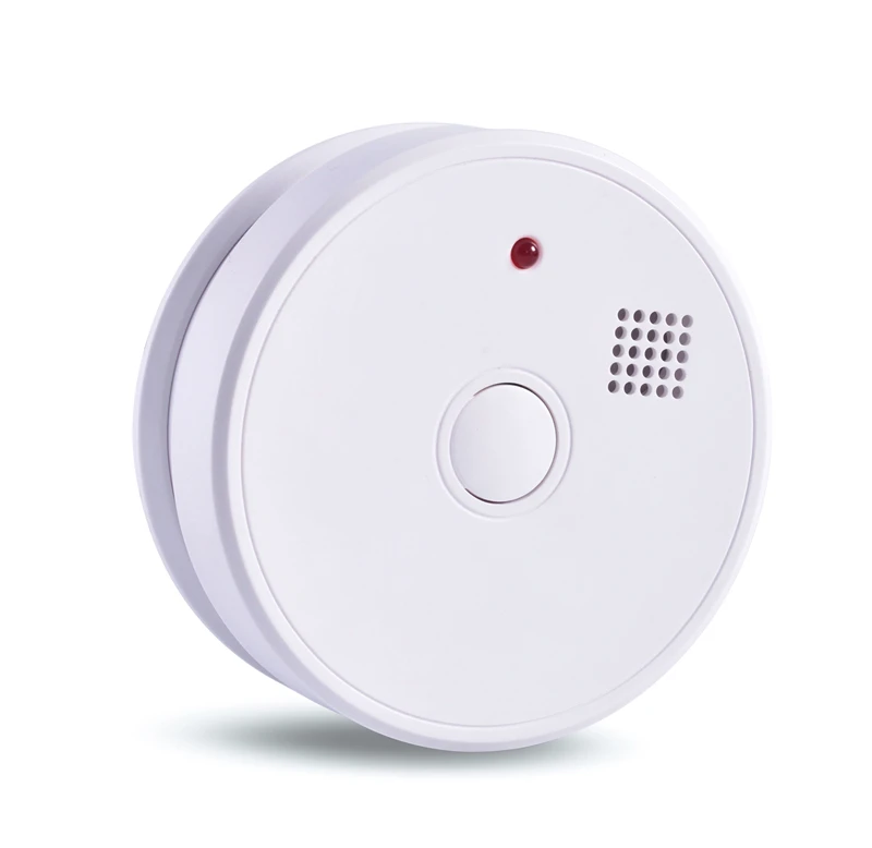 10 سنوات TUV EN14604 بطارية 9 فولت معتمدة إنذار الحريق كاشف الدخان مستقل إنذار الدخان