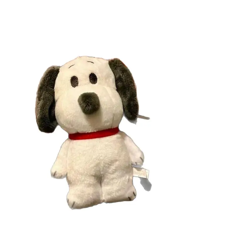 Official Snoopy Flat Lovely Puppy Plush Doll Bag Pendant Woodstock Adorable Ornament Perfect Present for Daily Gifting