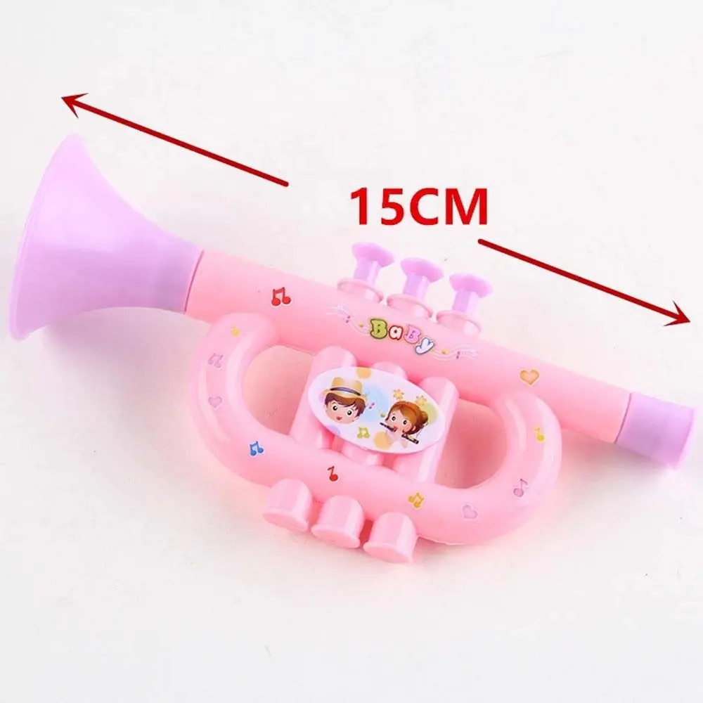 Cartoon Early Education Simulation Instrument Musical Instruments Toy Trumpet toy Kids Trumpet Baby Music Toys Hooter Toy