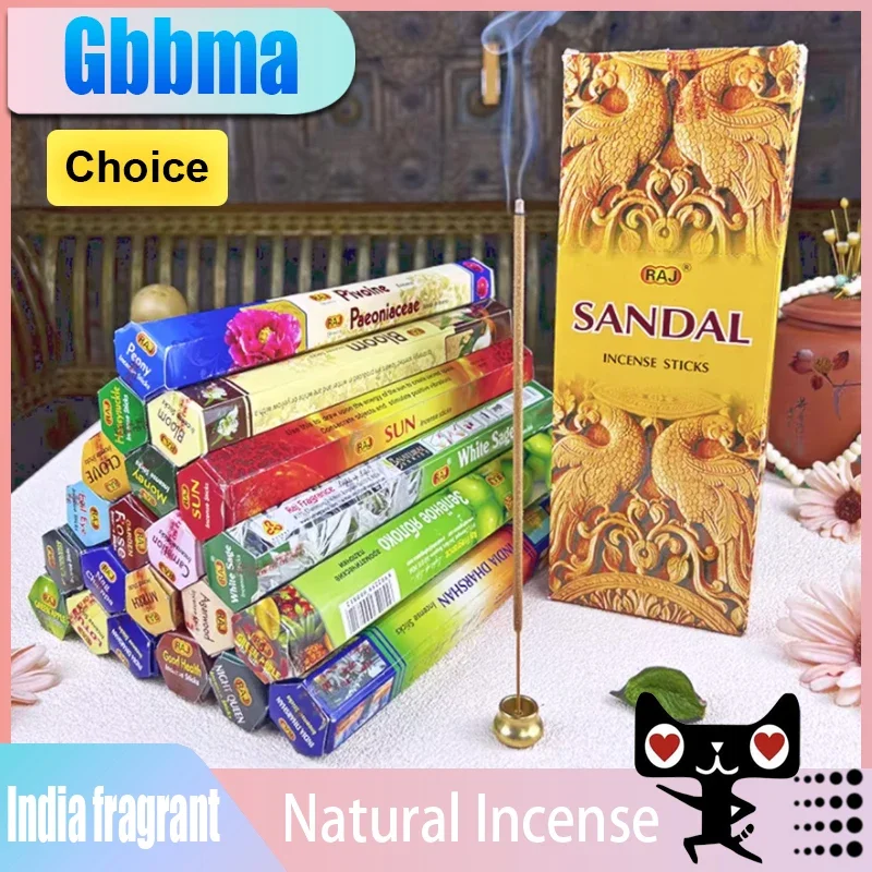 YXY Indian 20 Sticks Incense Lavender Meditation Palo Santo Jasmine Aromatherapy Household Bedroom Toilet Bathroom Tibetan Sage