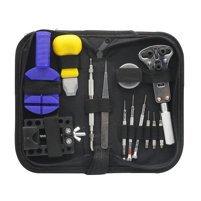 13-In-1 Watch Tools Kit Professional Watchmaker Tool Disassembly Clock Repair Tools Set With Opener Remover Tweezers Screwdriver