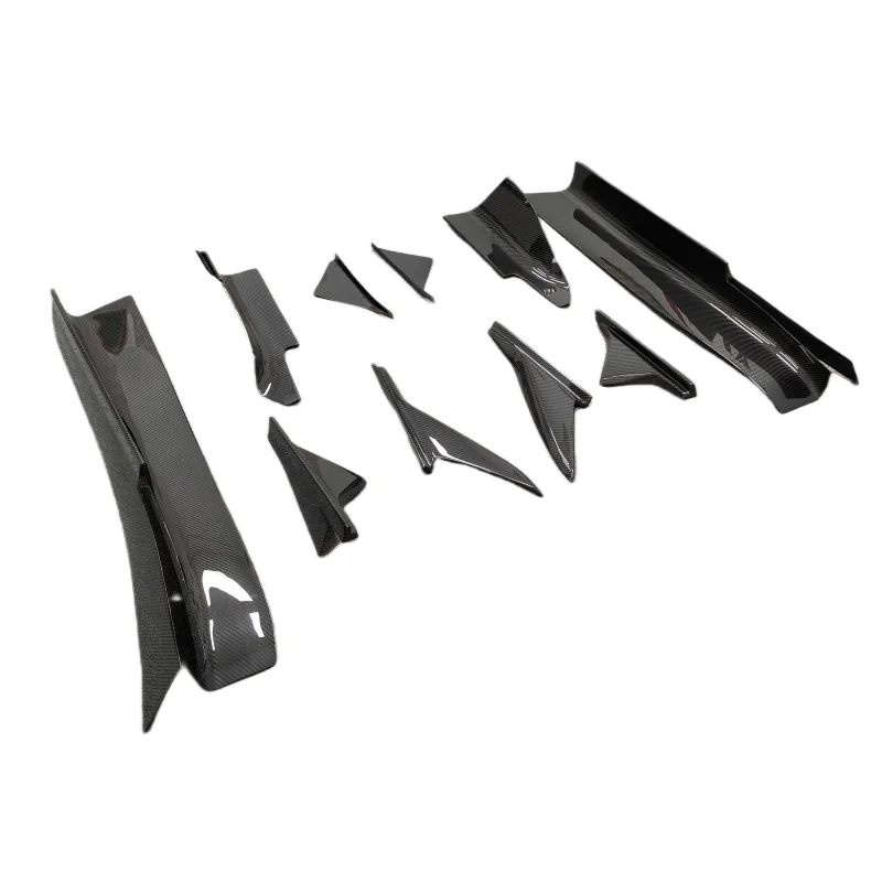 

Комплект кузова для Maserati MC20, боковая юбка в стиле OD из сухого углеродного волокна, набор из десяти маленьких объемов