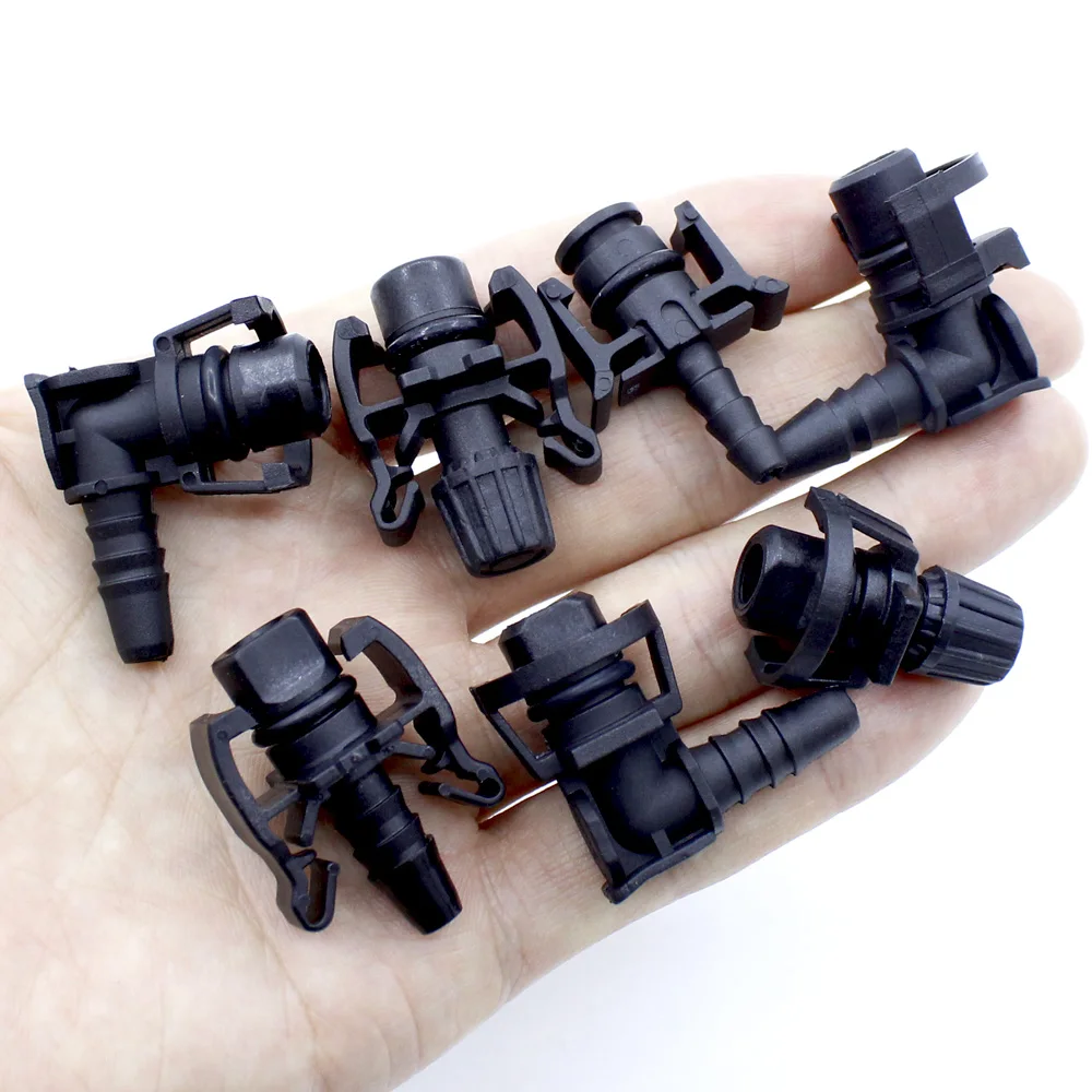 10Pcs Car Water Tank Water Hose Pipe Fitting Connect For Buick Chevrolet Opel Ford Fiesta Water Kettle Quick Plug Connectors