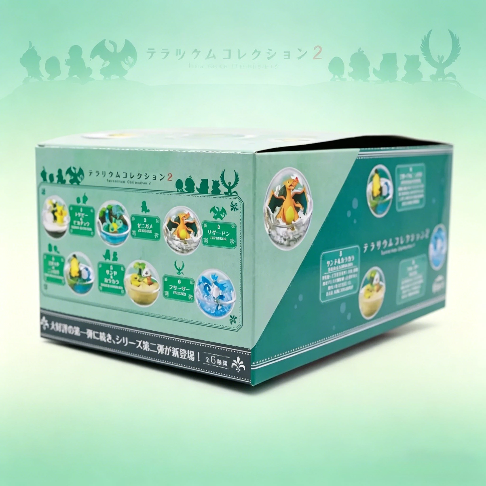 

Pokemon Terrarium Blind Box Scene Figure Squirtle Psyduck Charizard Articuno Snorlax Miniature Pocket Monster Art Toys