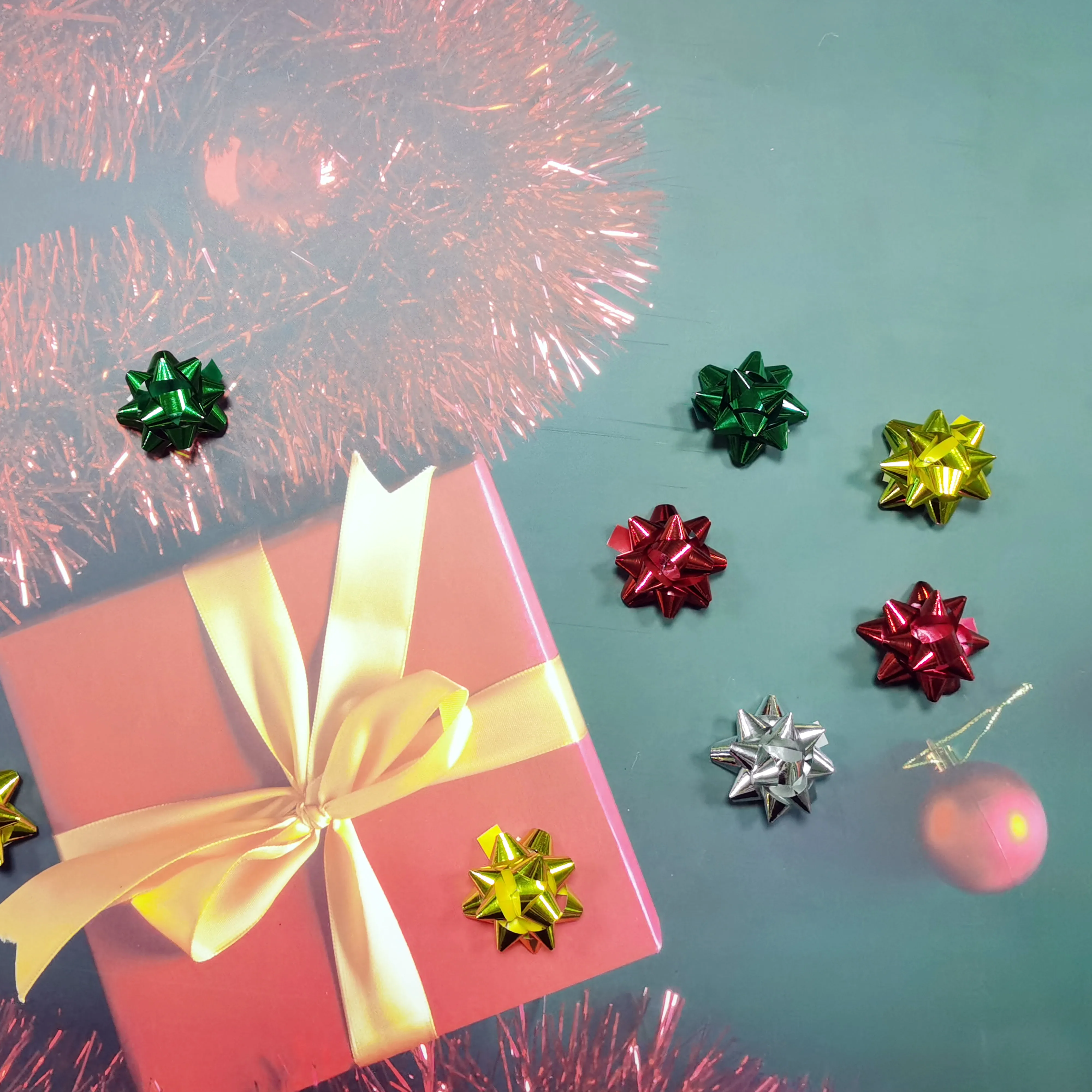 صندوق هدايا ذاتي اللصق بنجمة ثلاثية الأبعاد ، حفل مهرجان ، احتفال ، صندوق هدايا ، سهل الاستخدام ، ديكور 60 من من من 50