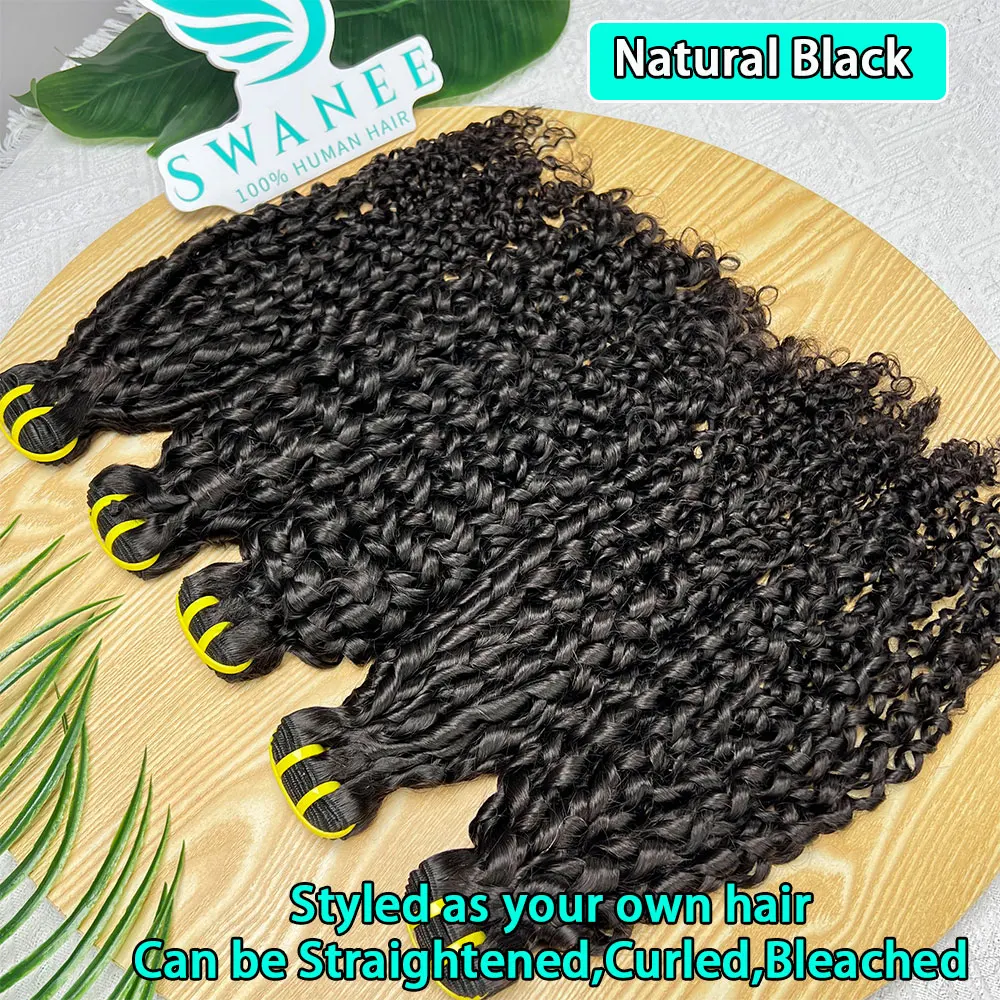 15A الأفرو بيكسي البورمية مجعد 100% عذراء الشعر البشري الخام 1/3/4 حزم صفقة ضفيرة شعر برازيلي لحمة مزدوجة تمديد