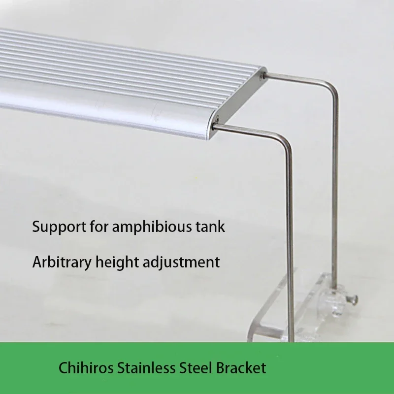 Chihiros Silver Stand para aquário, fixador de aço inoxidável, iluminação, luz LED, série A