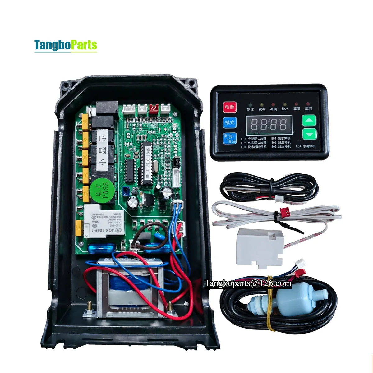 

Ice Making Machine Accessories Computer Board Main Board With Display Screen for YIKAFU KK60 KK90 120 KK150 Ice Making Machine