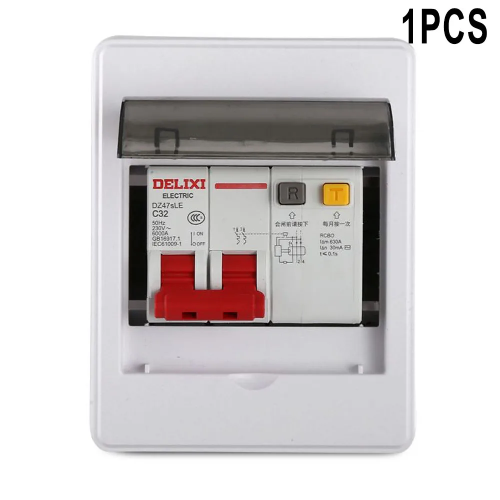 Indoor Electrical Distribution Enclosure 2 Way Or 4 Way MCB Compatible ABS Junction Box For Home Wiring Applications