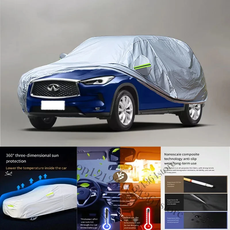 

For Infiniti-QX50 Auto Anti snow Anti dust Anti-uv Anti peeling paint And Anti Rainwater 210t car cover Car cover protection