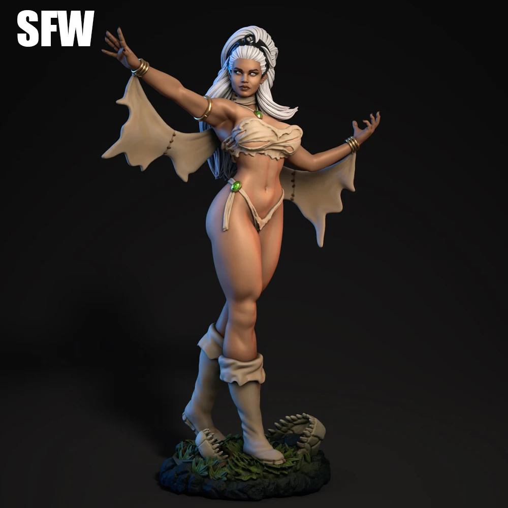 

1/24 3d Printing Model Kit Sexy Girl Storm NSFW Anime Figure Model Kit DIY Miniature Reduction Statue Unpainted Toys