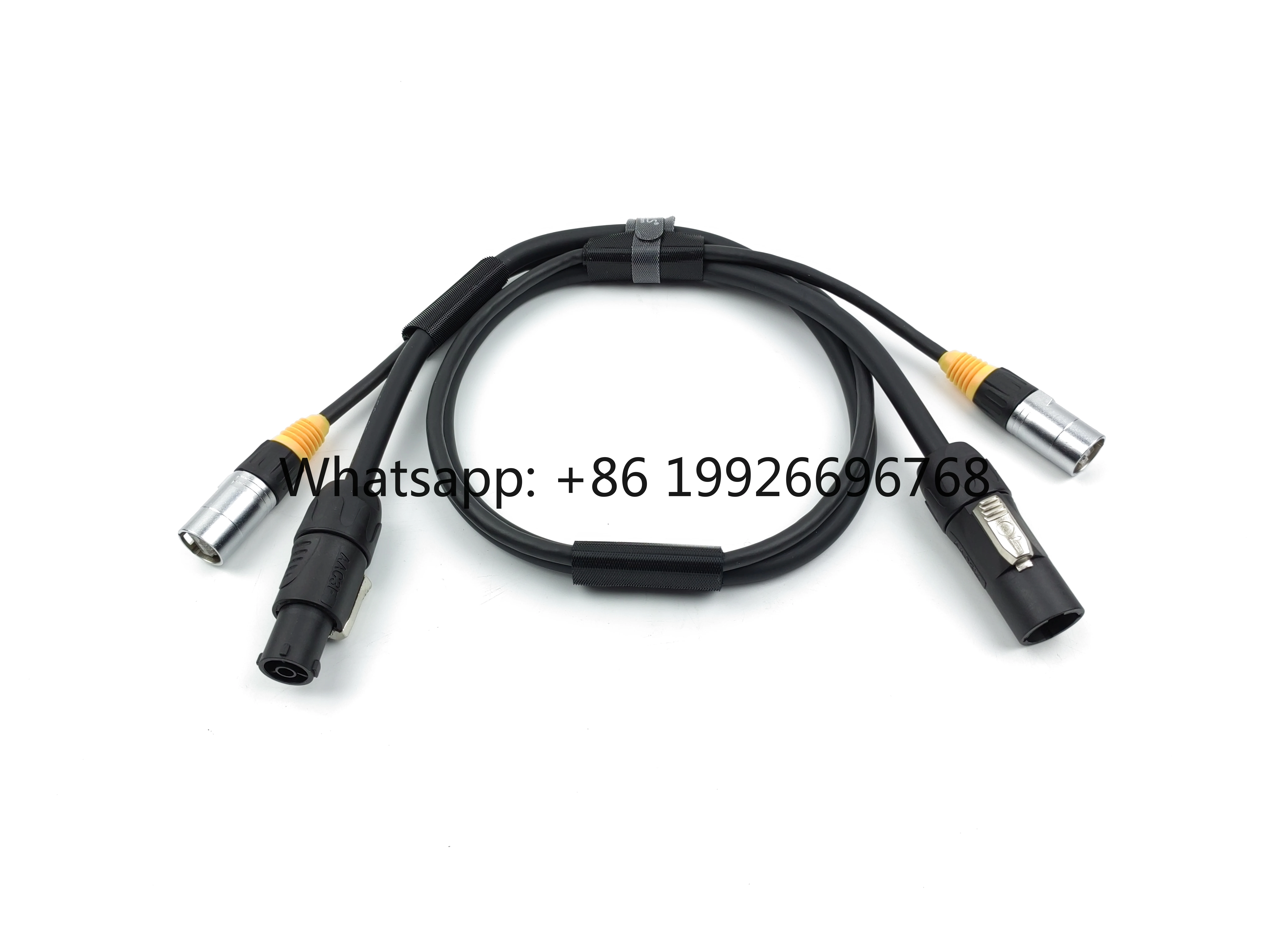 高速cat6-rj45二重シールドネットワークケーブル（3×25mm²電源ケーブル付き）ステージ設置用デュアル機能