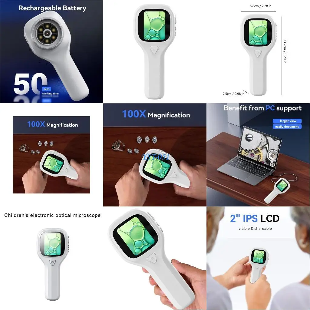 

E15A Man-carried Microscope 500X Magnification For Large Screen Editing And Analysis