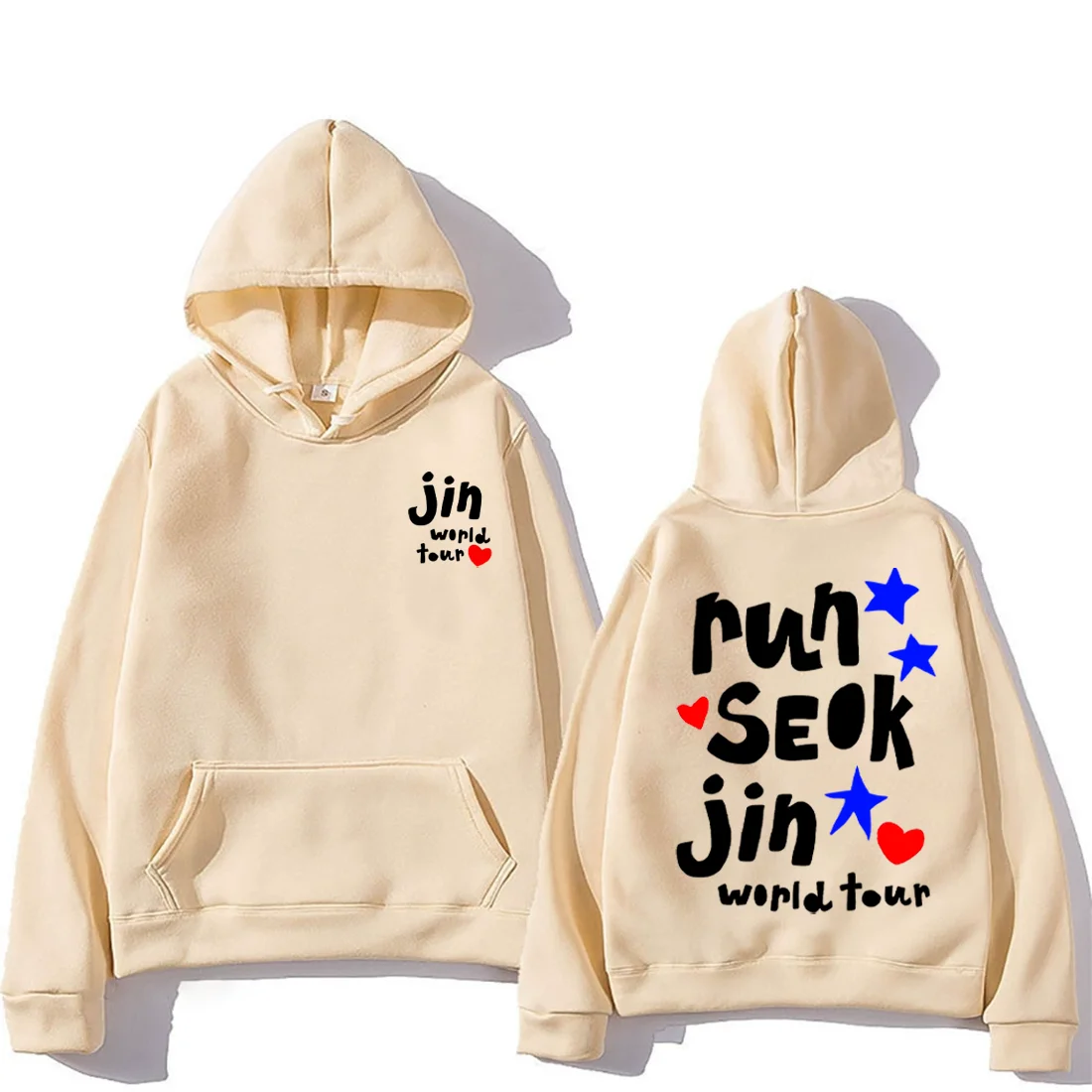 Jin Runseokjin World Tour 2025 Hoodie Men Women Kpop Korean Fashion plus size tops Long Sleeve Sweatshirts funny Unisex pullover