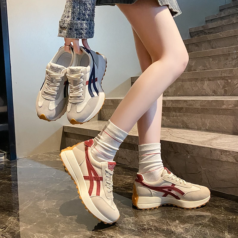 

Women Shoes Breathable All-match Mesh Shoes Casual Sports Trendy Shoes Female Wear-resistant Running Shoes for Women