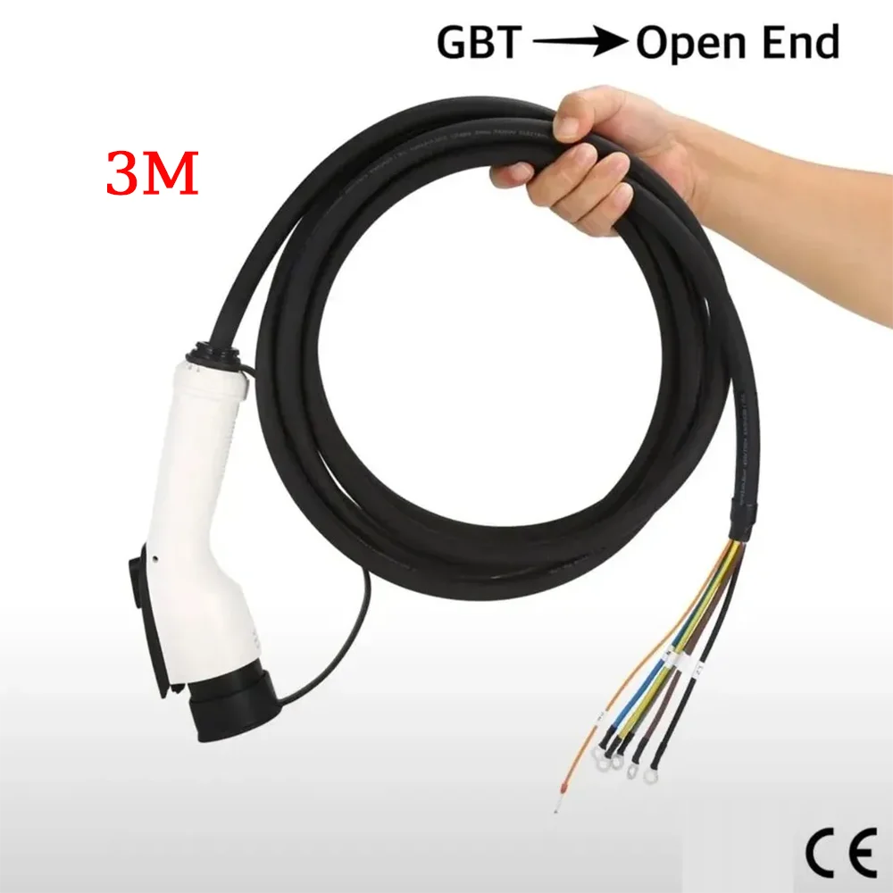 GBT EV Charging Extension Cable 3M For New Energy Charging Points Charging Gun Accessories 1-core 7KW 3M GBT Charging Gun Cable