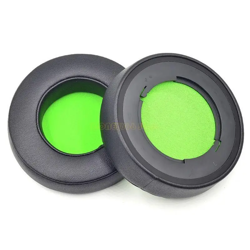 F62C Cushion Round Foam Pu Leather Headset Cushion Cushion لـ Kraken 7.1