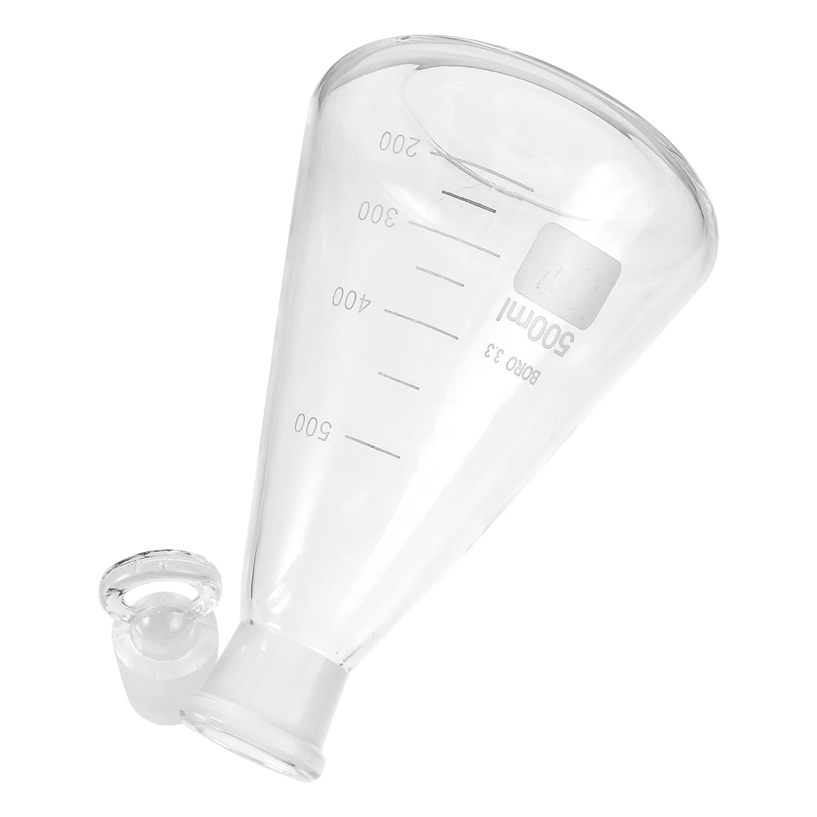 

1Pcs Narrow Mouth Glass Conical Flask Durable Safe Odorless for Chemistry Class School Experiment Supplies Glass Flask