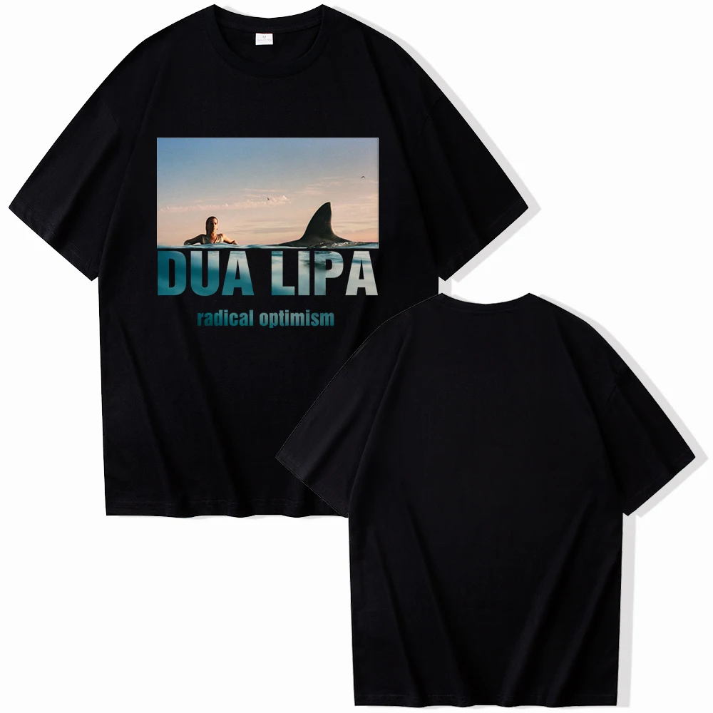 Dua Radical Optimism Lipa Vintage T-shirt O-Neck Short Sleeve Shirts Fans Gift