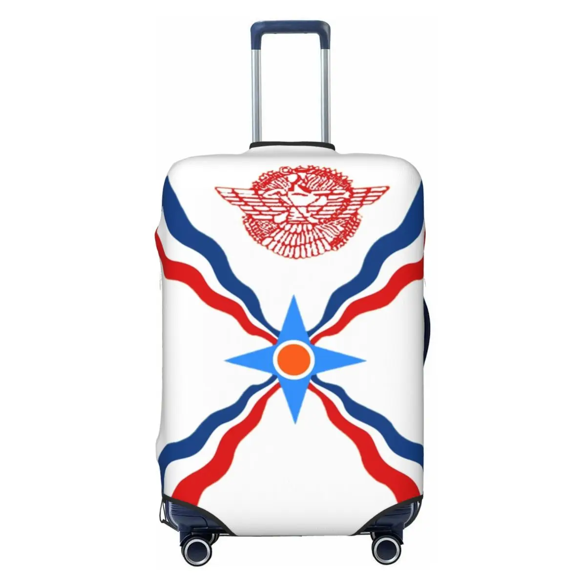 

Изготовленный на заказ чехол для чемодана с флагом Suryoyo, пыленепроницаемый сирийский Aram, чехлы для багажа, защита для 18-32 дюймов