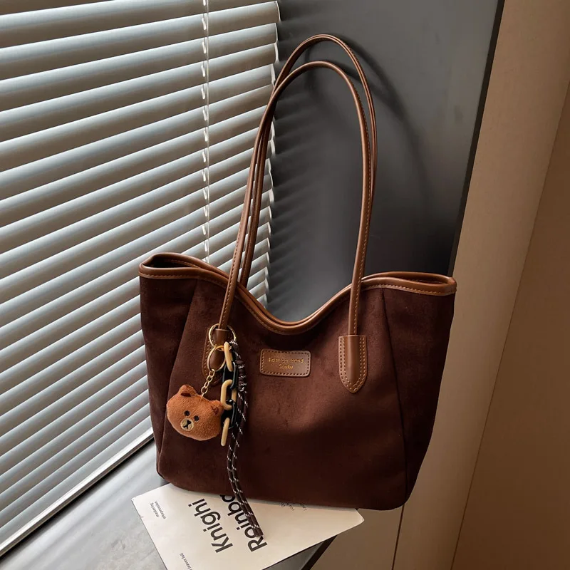 

Дизайнерская большая сумка-тоут для женщин, стильная рабочая сумка для поездок на работу, просторный кошелек на плечо с верхней ручкой, минималистичный, эстетичный, высокое качество