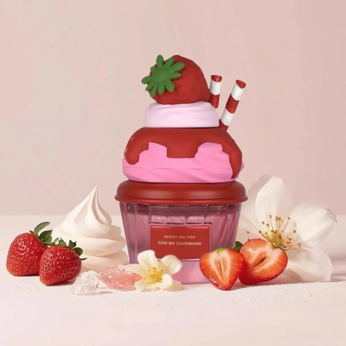 

Парфюмерная вода Lattafa Berry on Top 75 мл, гурманский аромат, сладкий клубнично-ванильный кремовый запах, стойкий фруктовый аромат